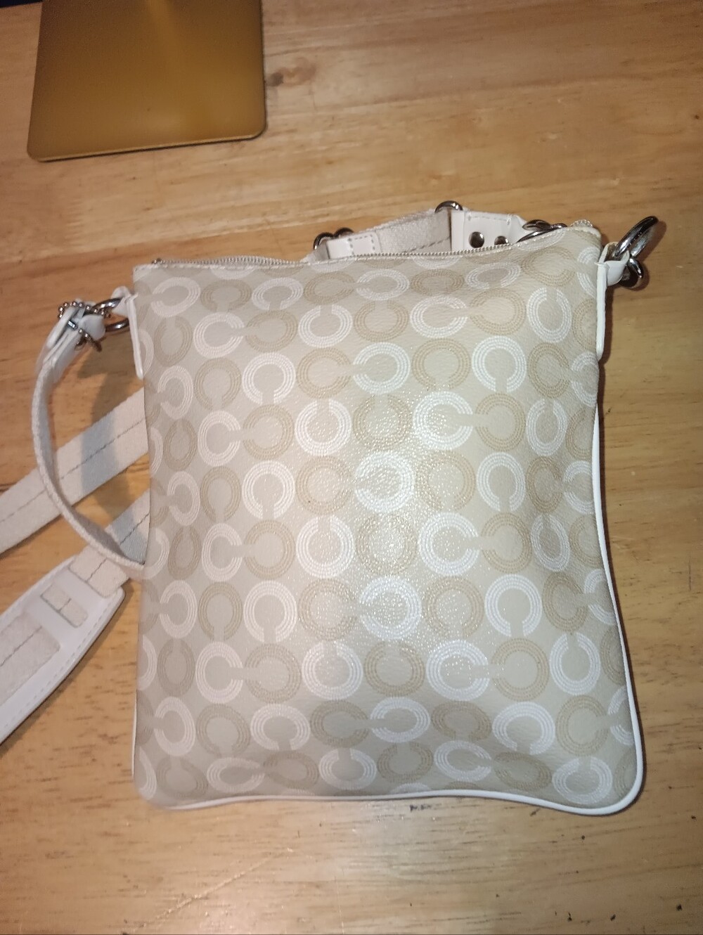 Coach Monogram Canvas Crossbody Bag - Picture 3 of 5